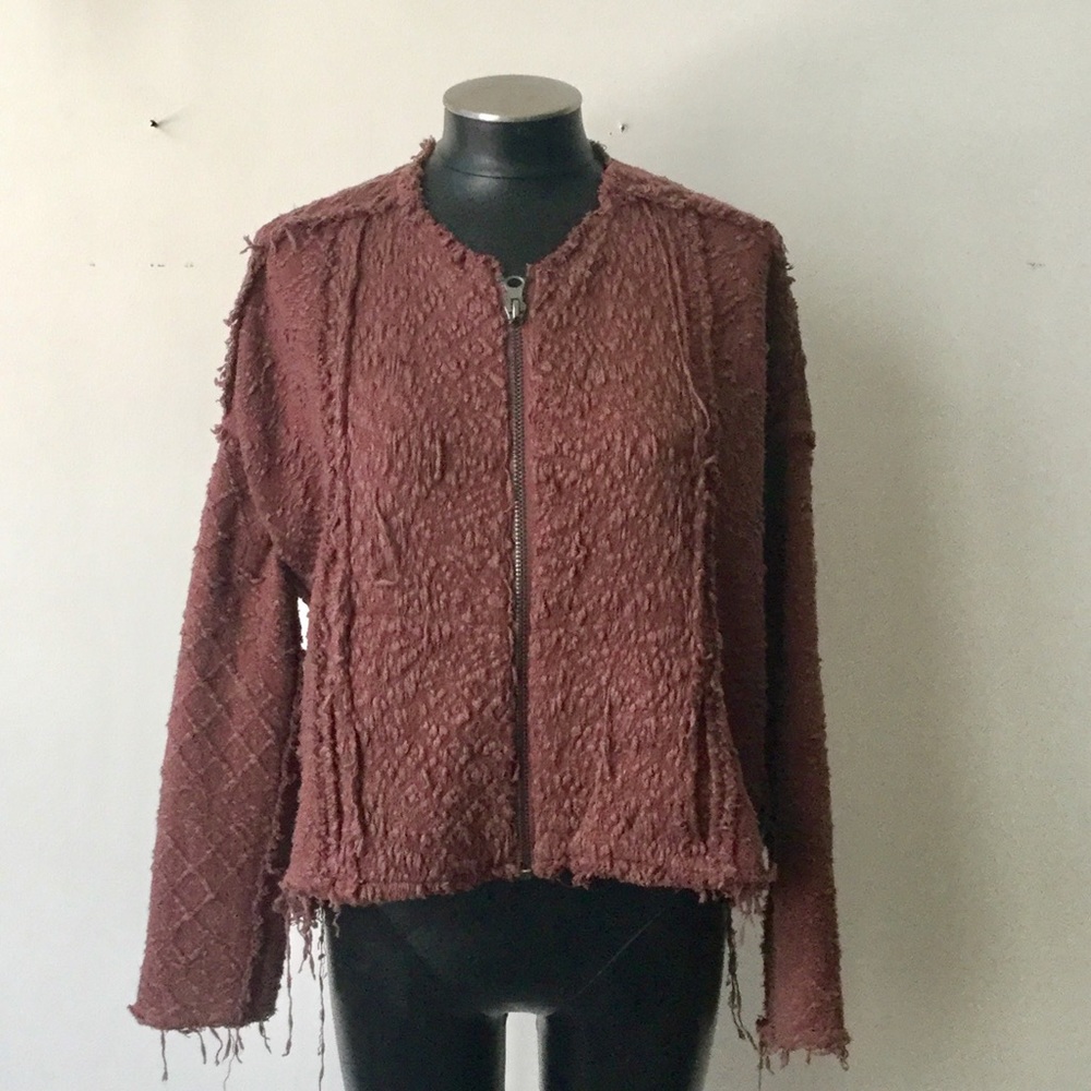 Free People Boho Mauve Jacket XS